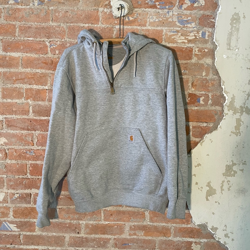 Carhartt Gray Hoodie - Picture 1 of 3